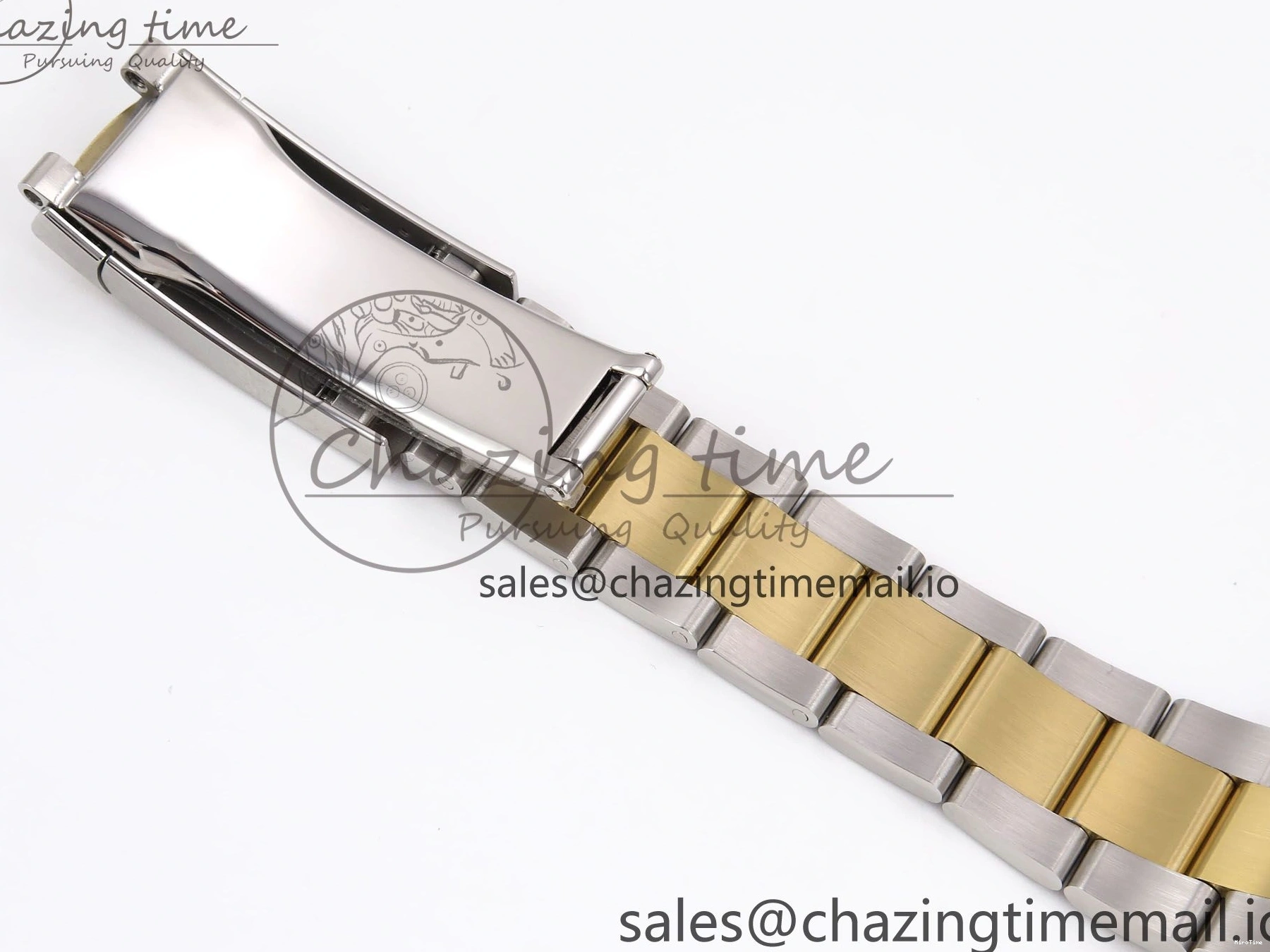 MiroTime 1229 DateJust 41 126333 EWEF Best Edition YG Diamonds Dial on SS YG Oyster Bracelet A Minimalist 973